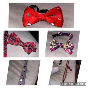 Little boys bow ties and neck tie